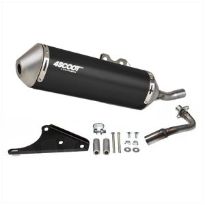 Uitlaat Tecnigas 4SCOOT Black | Piaggio / Vespa 4T 2V