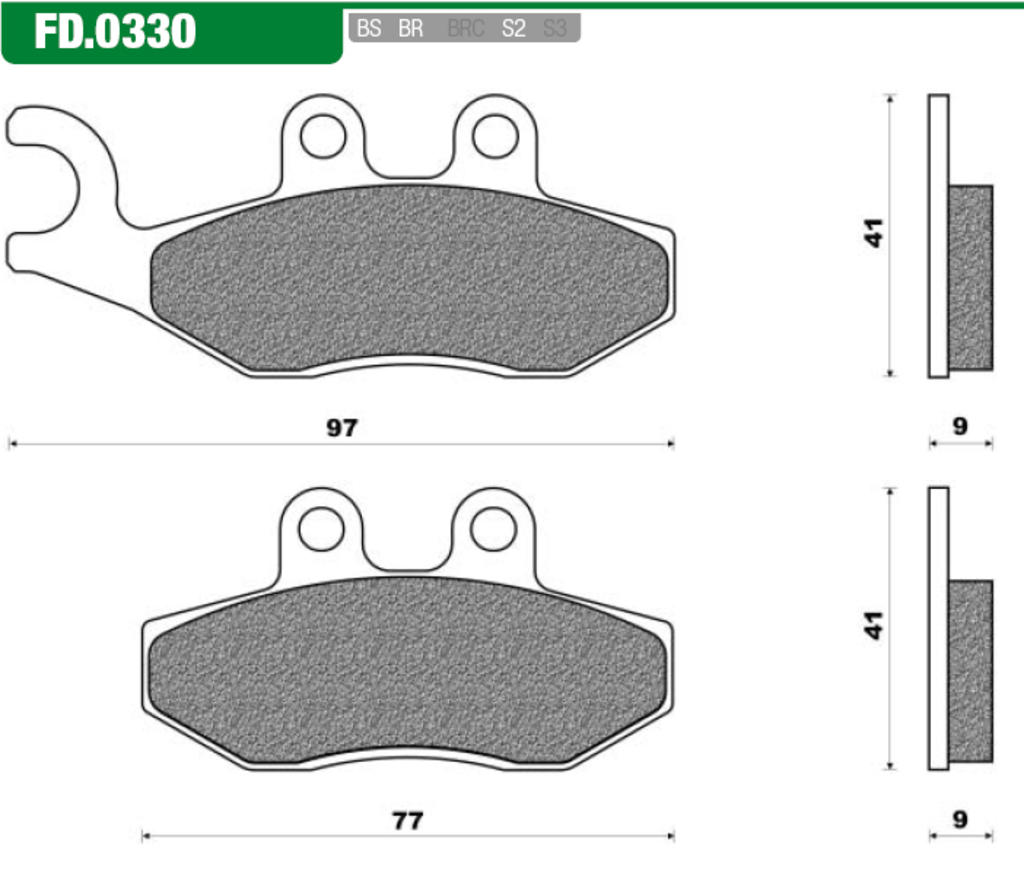 Remblokset Newfren FD0330