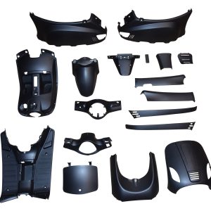 Kappenset 18-delig Mat Zwart | China LX