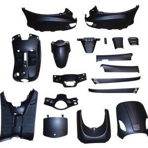 Kappenset 18-delig Mat Zwart | China S