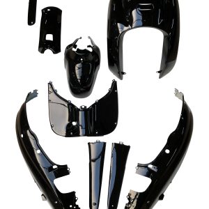 Kappenset 9-delig Glans Zwart | China Retro