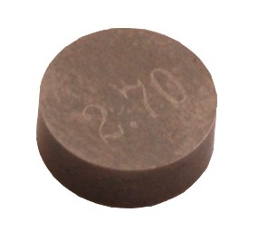 Klepstelplaatje Yamaha - Piaggio - Honda | 1,70mm