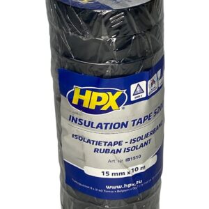 Tape PVC Zwart 15mm x 10mtr