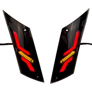 RAW-set Achter LED SQ THNDR Smoke | Piaggio Zip